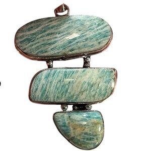 ✔️✔️Milky Green Amazonite   Pendant